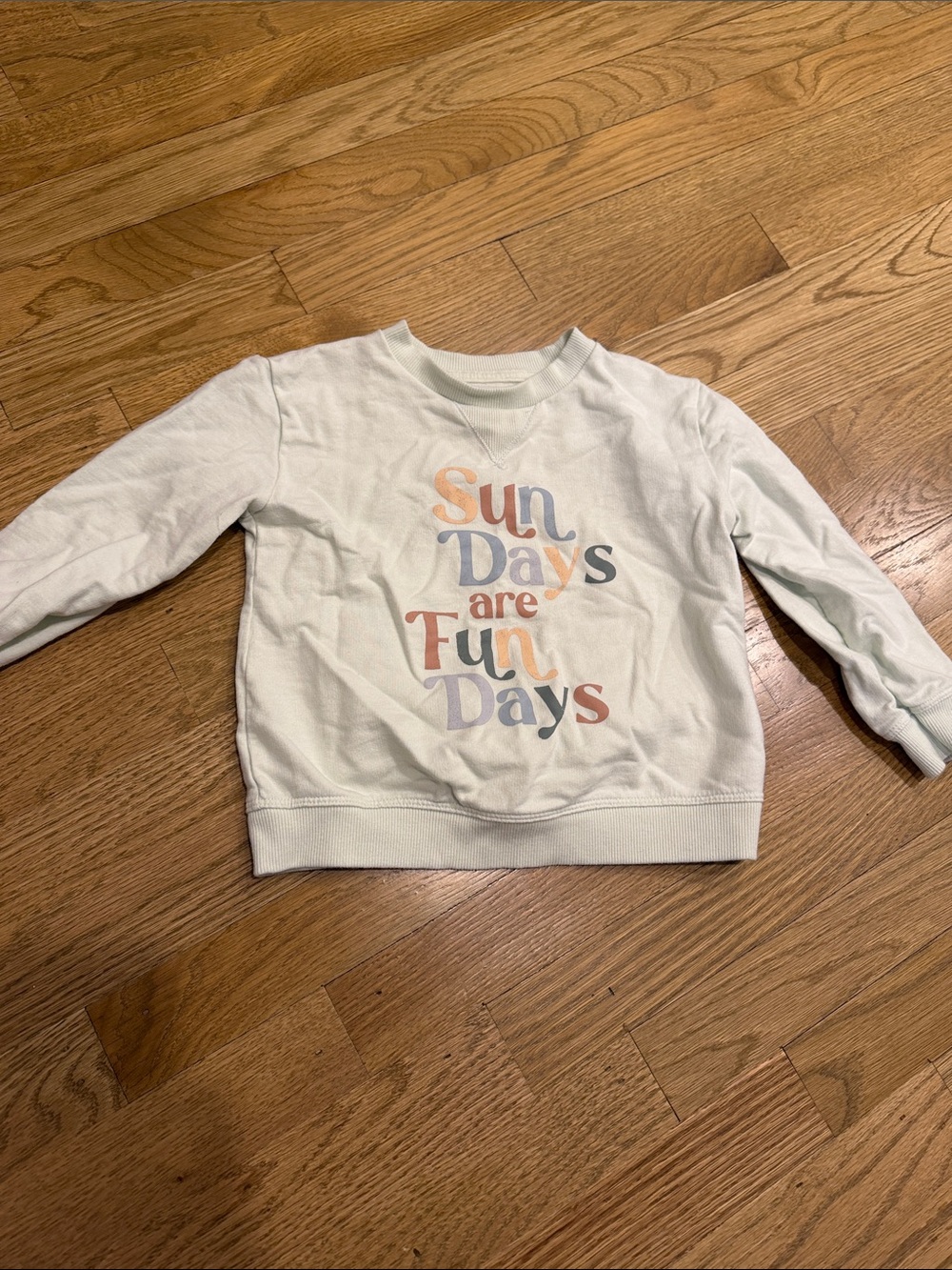 Kids "Sundays Are Fun Days" Graphic Sweatshirt - Little Co. by Lauren Conrad 3t